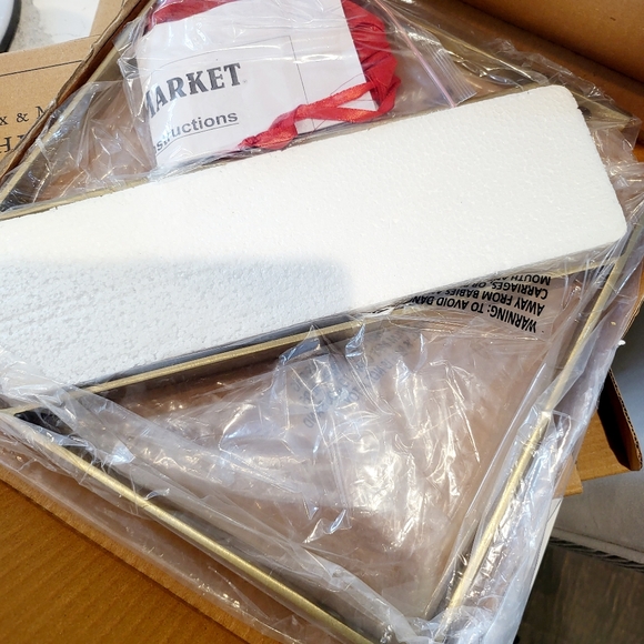 Cost Plus World Market Kitchen Nib World Market Brushed Gold Metal